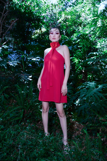 Warda Halter Mini Dress