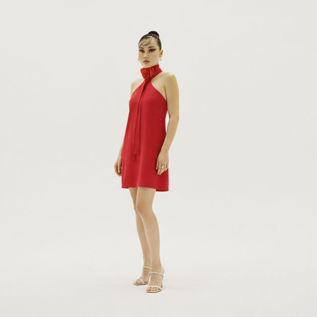 Warda Halter Mini Dress