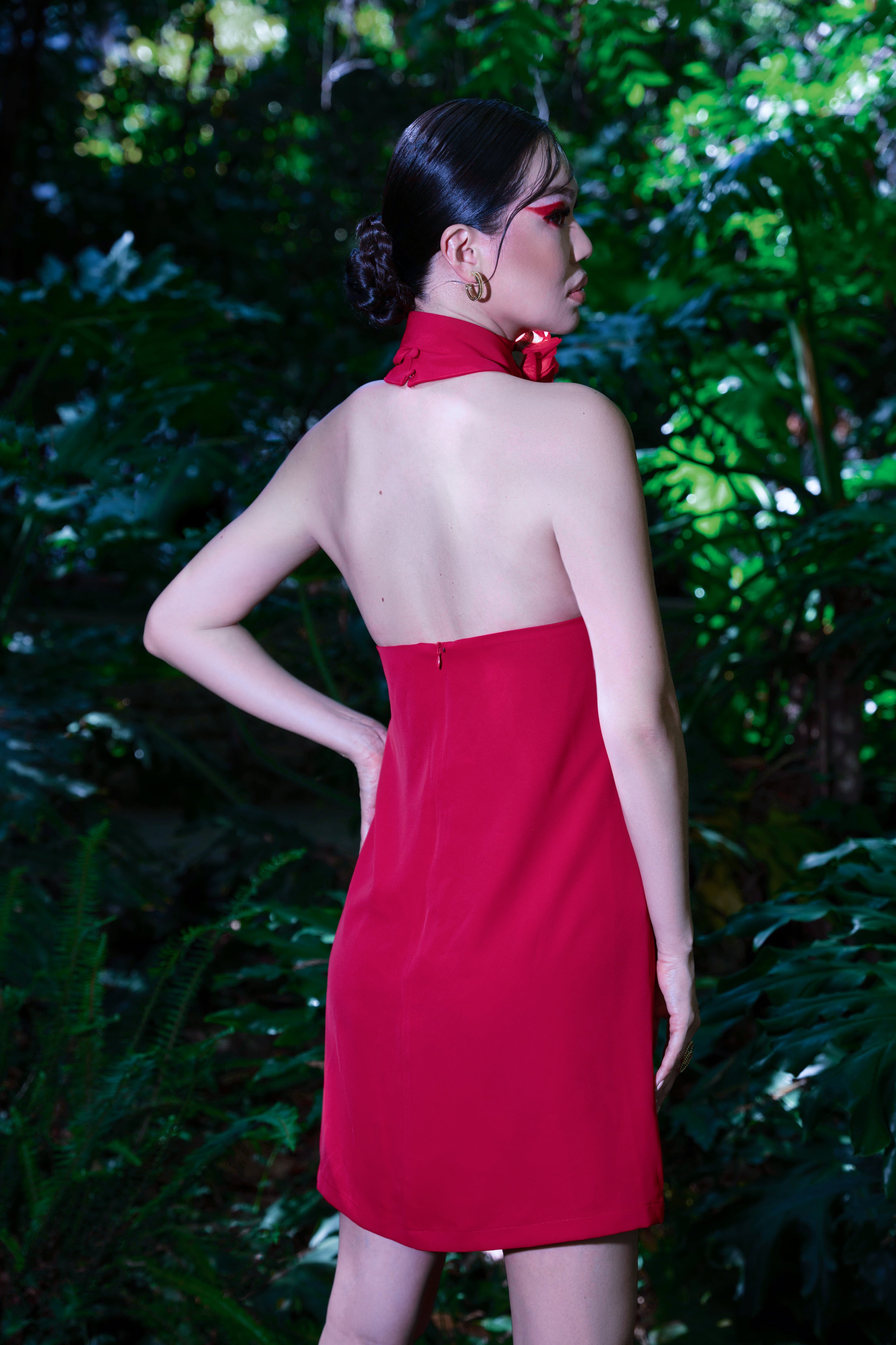 Warda Halter Mini Dress