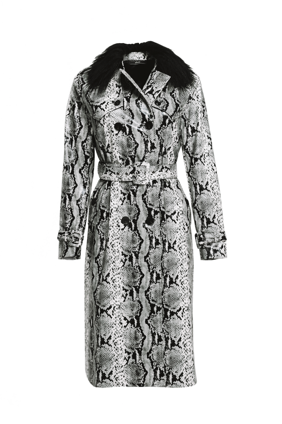 Snake Print Rain Coat